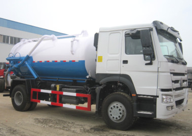 Truk Air Limbah Bekas 10m³ Kapasitas Tanker 4 × 2 Mode Drive 11 Ton Truk Pengisap Limbah Baru