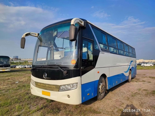 Bus Bekas Dan Pelatih 47 Kursi Kompartemen Bagasi Pintu Tengah Mesin Langka Digunakan Golden Dragon Bus XML6113