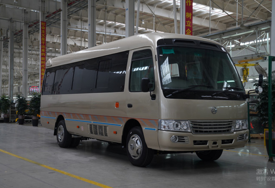 Bus Transit Bekas Golden Dragon Coaster Minibus 23 Seats CNG Engine