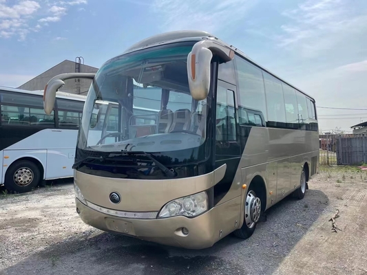 Old Coach Bus 35 Seat Yutong ZK6808 Rak Bagasi Transmisi Manual Dengan A/C
