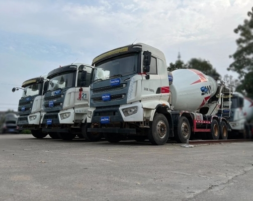 Digunakan 10 M3 Sanys Mixer Truck Beton Siap Campuran Cement Mixer Truck Harga