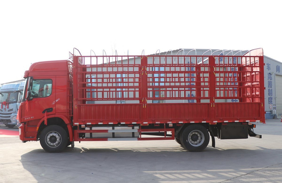 Fence Cargo Trucks Shacman M6000 4 * 2 Truk Truk Weichai 245hp Mesin 8 kecepatan manual