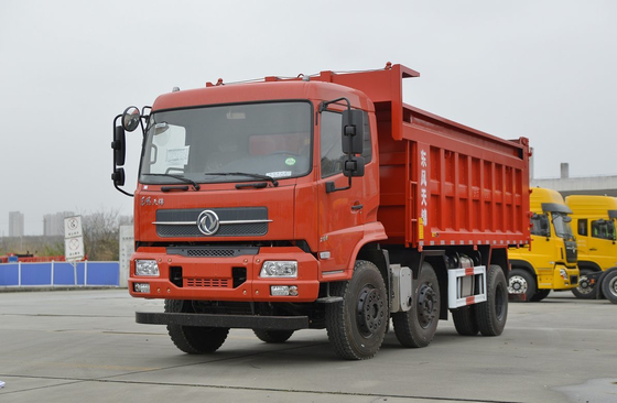 Min Dump Truck Untuk Dijual Dongfeng 6*2 Tianjin Tipper 260hp Yuchai Mesin Pengemudi Kiri