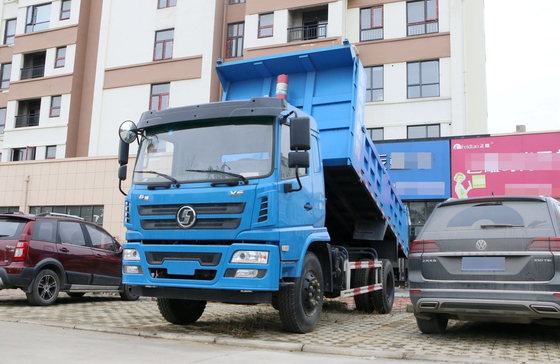 6 roda dump truck untuk dijual 4 × 2 kecil tipper Shcman X6 tunggal Alxe beban 5 ton 160hp