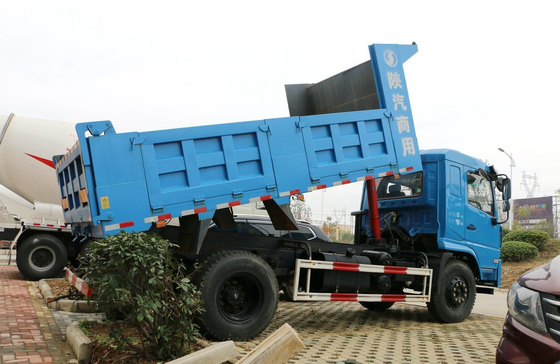 6 roda dump truck untuk dijual 4 × 2 kecil tipper Shcman X6 tunggal Alxe beban 5 ton 160hp