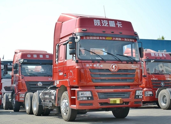 Shacman Truck Head 6*4 Drive Mode Kuda Traktor LNG Tanker Gas Besar 380hp Pengangkutan Batubara