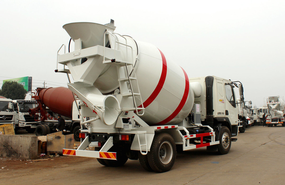 Mixer Truck Beton Liuqi 4×2 Dengan 6 Ban Cement Mixer Kecil 4 Kubik Tanker Kapasitas 160hp