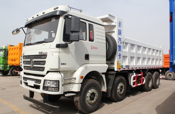 Pengeboran truk untuk dijual 8*4 Shacman Tipper M3000 memuat 30 ton Transportasi jalan raya