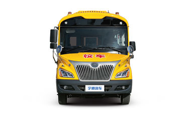 YUTONG Bus Sekolah Yang Digunakan 7435x2270x2895mm Dimensi Keseluruhan Dengan Mesin Cummins