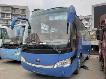 ZK6938H9 Biru Digunakan Bus Yutong 39 Kursi Bus Perjalanan Digunakan 2010 YEAR Kinerja Luar Biasa