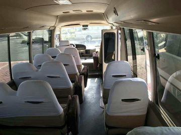 1HZ 6 Cylinder Diesel Toyato Bus Kota Bekas dengan Mini Bus 19-29 Seaters