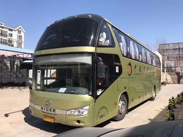 Luxury Yutong Dua Pintu Bekas Tour Bus Diesel 25-71 Kursi Tahun 2015