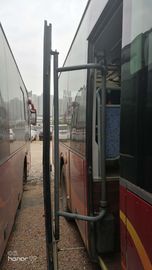 Yutong Merah Digunakan Coaster Bus ZK6121HQ3Z 68 Kursi RHD Dukungan Diesel A / C Dua Pintu