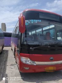 Red Diesel LHD Digunakan Yutong Bus 68 Kursi Dengan Transmisi Manual