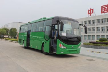 Bus Bis Bekas Hijau Diesel 49 Tur Panjang Kursi Bus LHD Dilengkapi A / C Sangat Baru Tahun 2018