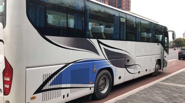 Warna Putih 11m Panjang Digunakan Yutong Coach Bus 51 Kursi Mesin Yuchai 2016 Tahun