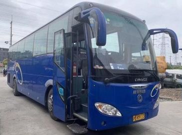 Sunlong Merek Warna Biru Digunakan Bus Pelatih 51 Kursi Kondisi Baik 3600mm Bus Hight