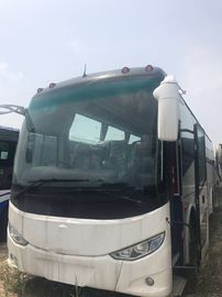 Bus Pelatih Diesel Bekas Shenlong Merek Putih 50 Mode Drive Drive Mode RHD 2018 Tahun