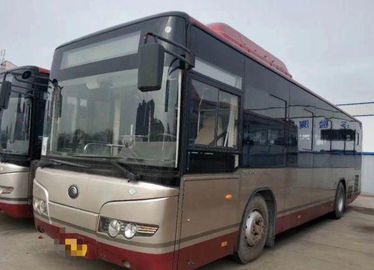 70 Kursi LHD Digunakan Yutong Bus CNG Urban City Bus 19000KM Mileage Tourist Coach Bus