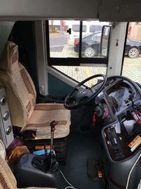 Mesin Kuat Bus Komersial Besar Digunakan 71 Kursi Diesel Belakang Gandar Ganda Dengan AC Dua Lantai