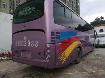 Setir Tangan Kiri Menggunakan Bus 55 Kursi 2011 Tahun 6120HY19 Ungu Dengan Kursi Kulit