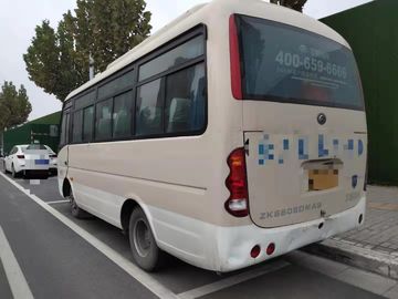 2011 Tahun Digunakan Model Bus Yutong ZK6608 19 Kursi Drive Tangan Kiri Model ZK6608 Tidak Ada Kecelakaan 2 Gandar