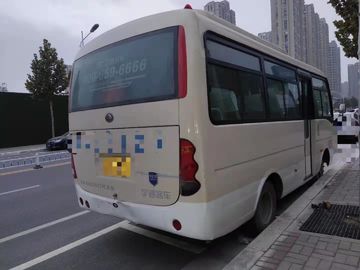 2011 Tahun Digunakan Model Bus Yutong ZK6608 19 Kursi Drive Tangan Kiri Model ZK6608 Tidak Ada Kecelakaan 2 Gandar