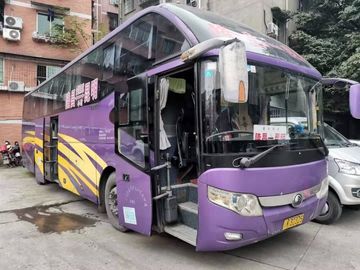 2011 Tahun Diesel ZK6127 55 Kursi LHD Bus Perjalanan Digunakan