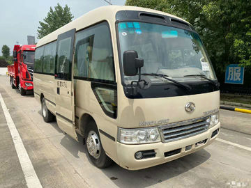 Diesel 19 Kursi Tahun 2016 Kinglong 85kw Digunakan Coach Bus Coaster