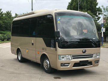 ZK6609D51 Yutong 3100mm Jarak Sumbu 90kw 19 Kursi 2017 Tahun Digunakan Coaster Bus