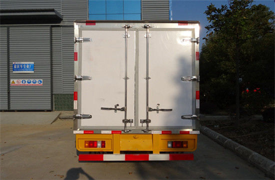 2 Pintu 100P 72kw Diesel 98km / H Truk Pendingin Bahan Medis Multi-Model Multi-Brand