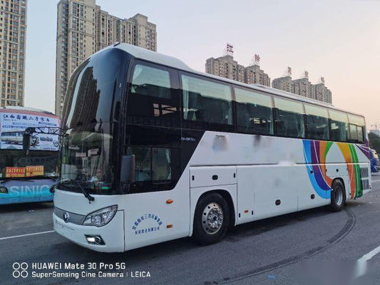Penumpang Zk6118 336kw 49 Kursi Digunakan Bus Yutong Tahun 2017 Chassis Airbag Weichai 336kw