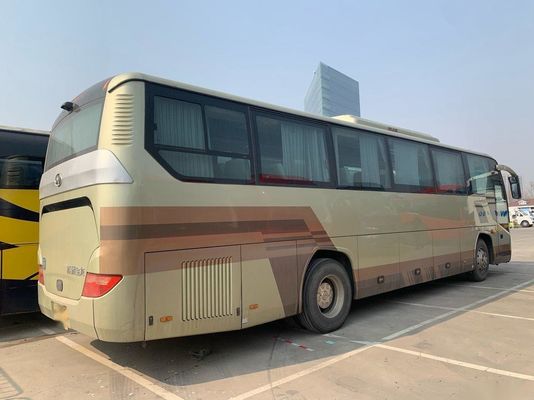 Mesin Belakang LHD Model Merek Lebih Tinggi KLQ6115 Bus Penumpang Sasis Baja Digunakan Bus Pelatih 53 Kursi