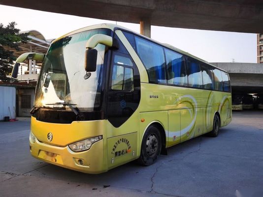 Bus Pelatih Bekas Kemudi Kiri Kondisi Baik Dengan AC Euro III Model XML6102 45 Kursi Bus Golden Dragon Bekas