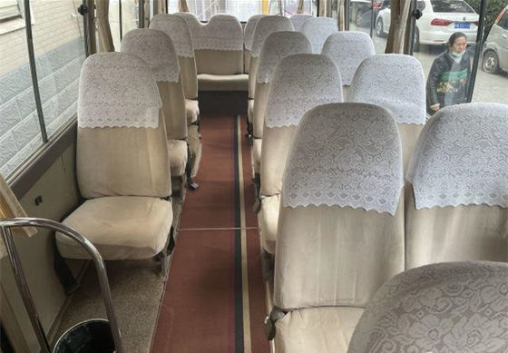 2005 Tahun 23 Kursi Bensin Bekas Toyota Coaster Bus Bekas Mini Coach Bus