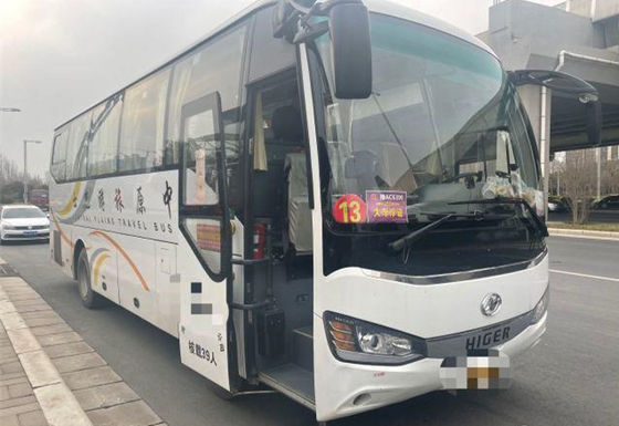 220Hp 39 Kursi Bus Higer Bekas 2016 Tahun 2nd Hand Coach Bus Dengan Euro IV Diesel Dan AC