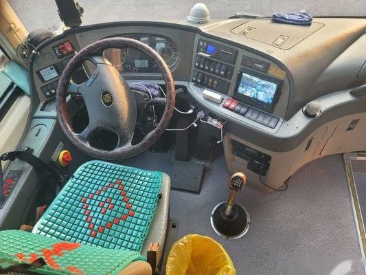 Digunakan zhongtong bus LCK6119 48 kursi belakang mesin yuchai Airbag chassis pintu ganda telanjang kemasan drive tangan kiri