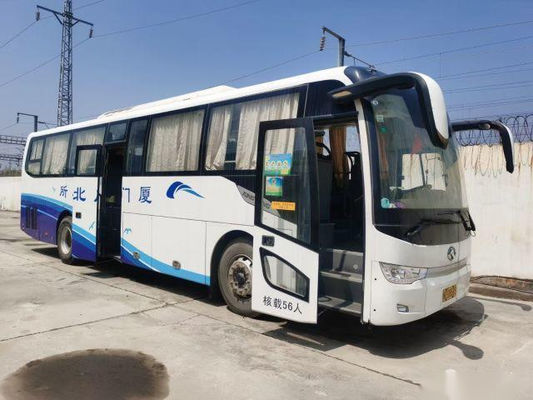 XMQ6119 Digunakan Bus Kinglong 56 Kursi 2 + 3 Tata Letak Digunakan Bus Tur Mesin Belakang Pintu Ganda Drive Tangan Kiri Airbag Chassis