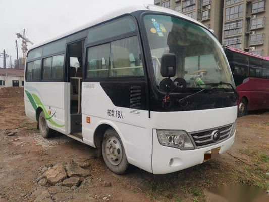 Bus Yutong Bekas Zk6609d1 19 Kursi Mesin Yuchai 85Kw Digunakan Bus Mini Satu Pintu Kilometer Rendah