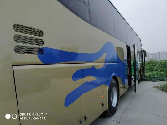 55 Kursi Bus Yutong ZK6127 Bekas Bus Pelatih Bekas Tahun 2012 Mesin Diesel Dalam Kondisi Baik