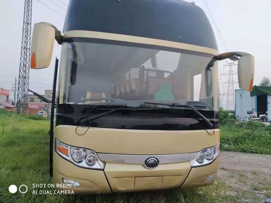 55 Kursi Bus Yutong ZK6127 Bekas Bus Pelatih Bekas Tahun 2012 Mesin Diesel Dalam Kondisi Baik
