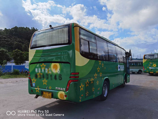 2014 Tahun Higer KLQ6896 Bus Pelatih 39 Kursi menggunakan bus Mesin Diesel 162kw Tidak Ada Kecelakaan LHD Bus