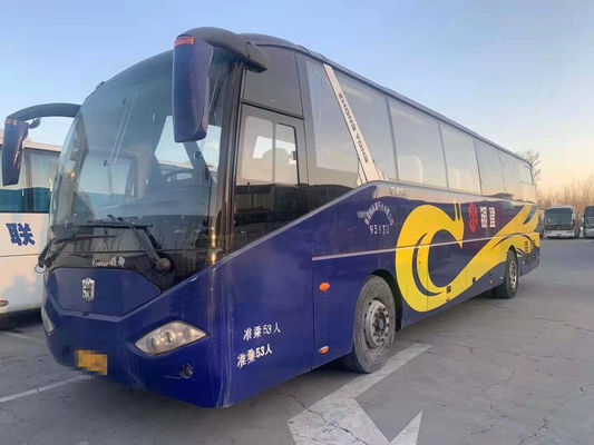 2012 Tahun 53 Kursi Digunakan Bus Pelatih ZHONGTONG LCK6125H dengan AC Untuk Pariwisata