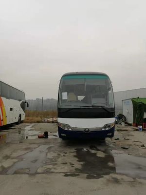 47 Kursi Bus Bekas Yutong ZK6107 Bus Pelatih Bekas 2014 Tahun 100km / H Kemudi RHD
