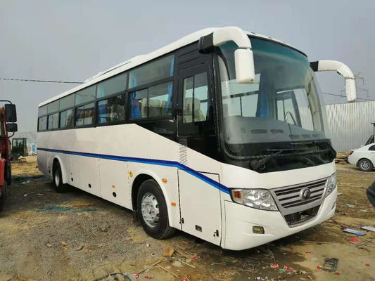 53 Kursi 2012 Tahun Digunakan Mesin diesel Yutong Bus ZK6112D Kemudi Pengemudi RHD Tidak ada kecelakaan