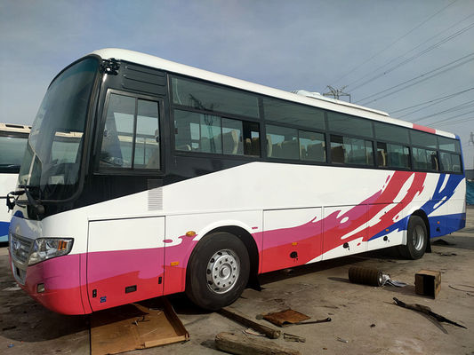 57 Kursi 2014 Tahun Digunakan Mesin diesel Yutong Bus ZK6112D LHD Driver Steering Tidak ada kecelakaan