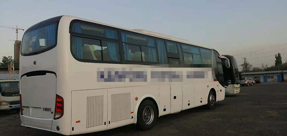 47 Kursi Bus Yutong ZK6110 Bekas Bus Pelatih Bekas Tahun 2012 Mesin Diesel LHD 100km / H Kemudi
