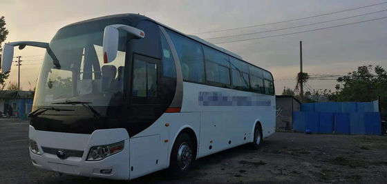 47 Kursi Bus Yutong ZK6110 Bekas Bus Pelatih Bekas Tahun 2012 Mesin Diesel LHD 100km / H Kemudi
