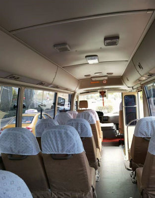 2010 Tahun 20 Kursi Bus Coaster Bekas, Bus Toyota Coaster Bekas Mini Bus bermesin 2TR Bensin dalam kondisi baik