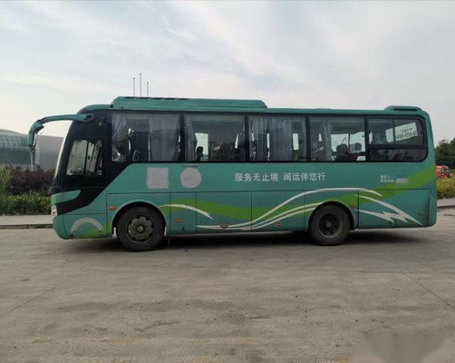 Bus Tur Bekas Yutong ZK6858 34 Kursi Sasis Baja Suspensi Udara Yuchai 162kw